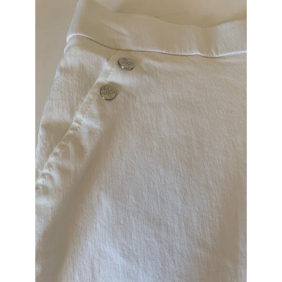 Rafaella Comfort skort size Large Women's white - Picture 4 of 6